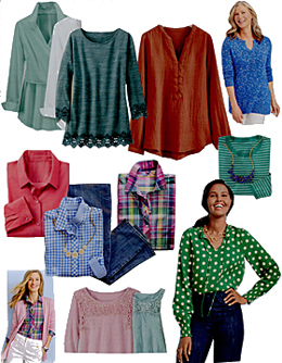 Easy, Flowing style in tops & blouses
